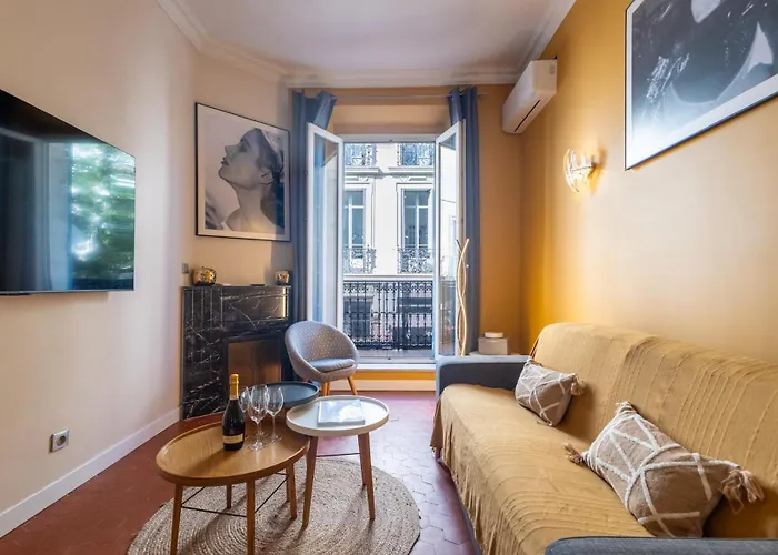 شقة Stylish Central Cannes Apartment 2 Min From Beach